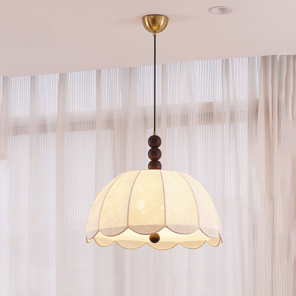 Nyd lampa wisząca z płótna