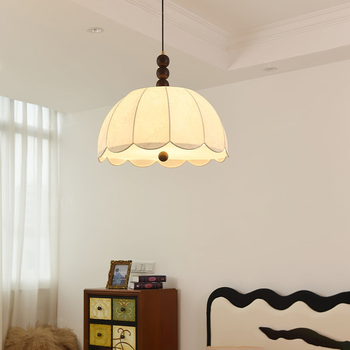 Nyd lampa wisząca z płótna