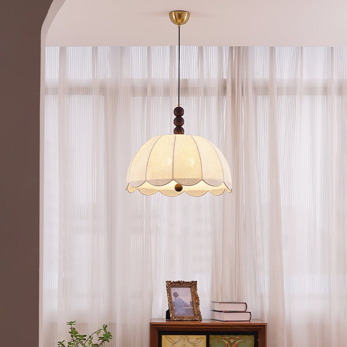 Nyd lampa wisząca z płótna