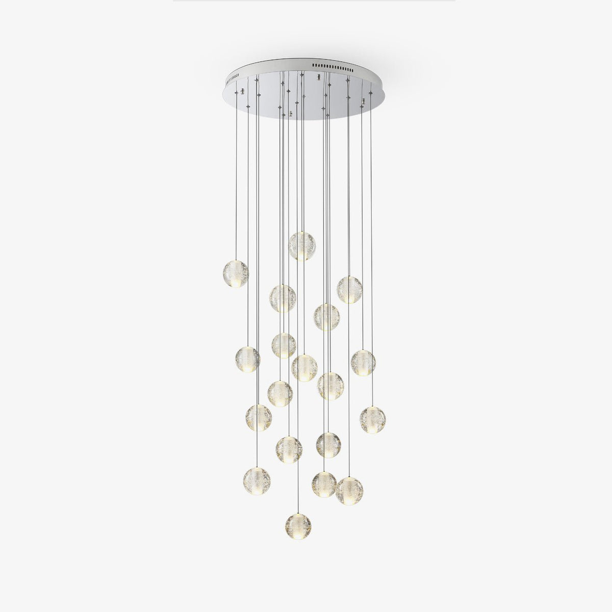 Kryształowy żyrandol wiszący Bubble Cluster