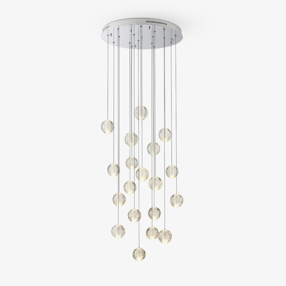 Kryształowy żyrandol wiszący Bubble Cluster