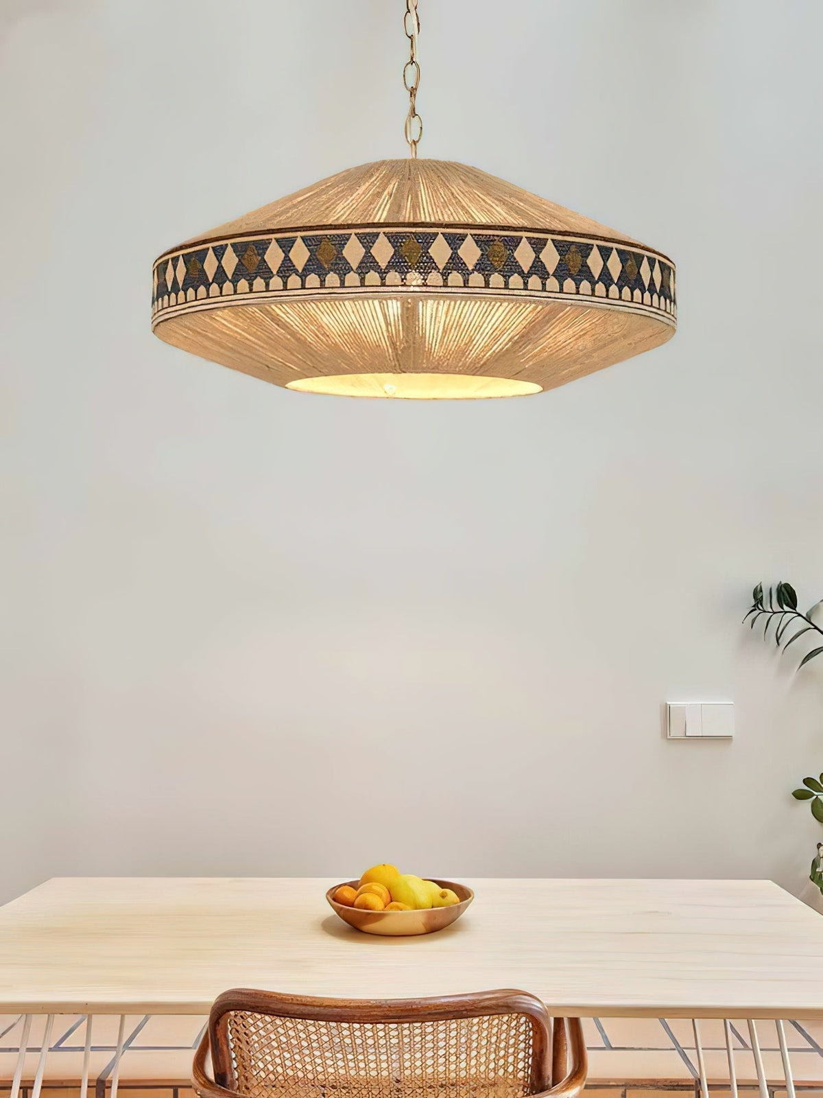 Calyce lampa wisząca w płótnie Cozy