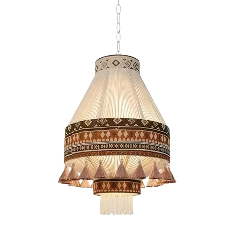 Calyce lampa wisząca w płótnie Cozy