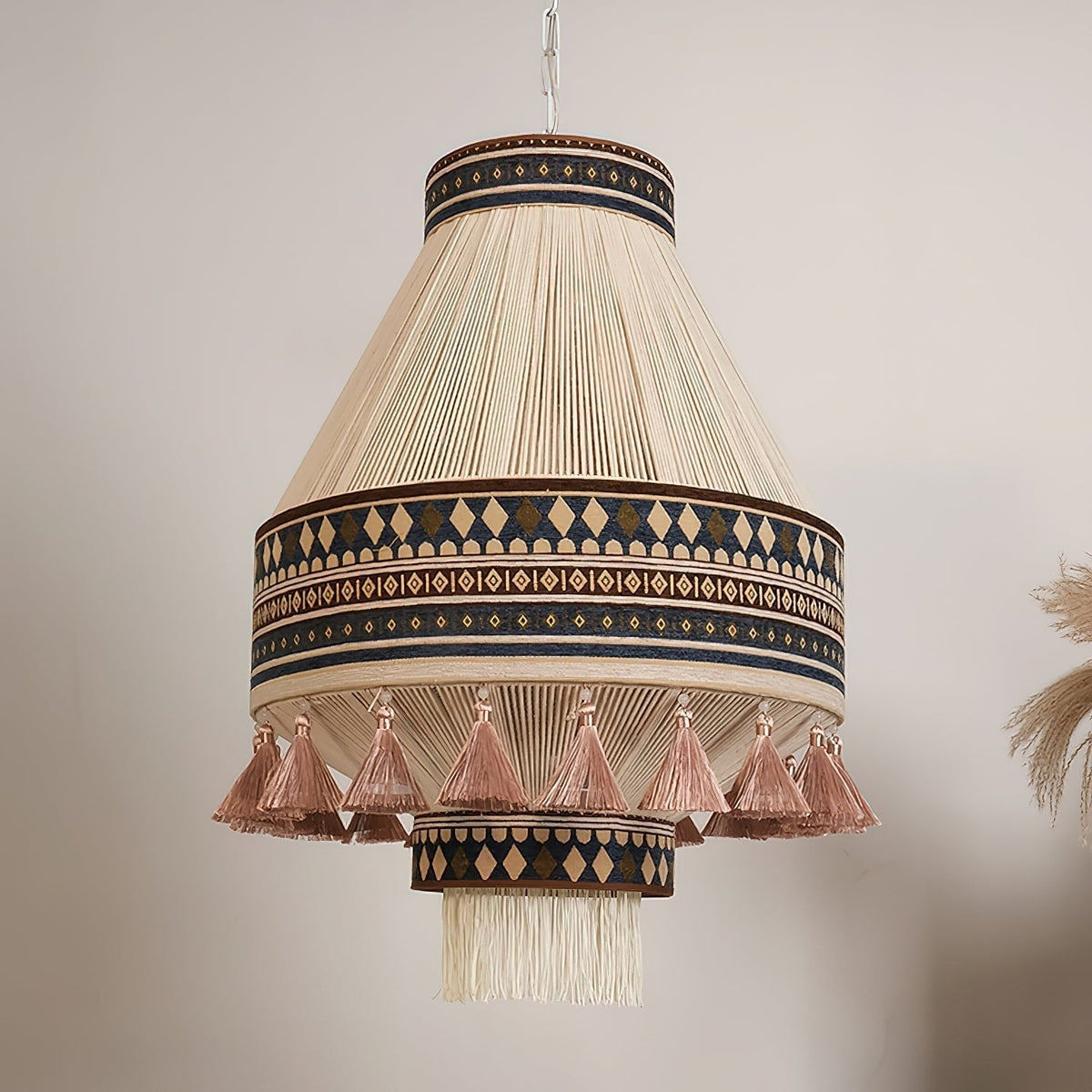 Calyce lampa wisząca w płótnie Cozy