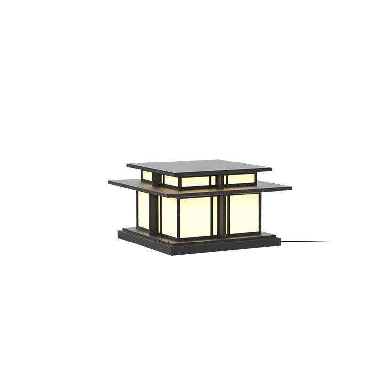 Onyx akrylowa lampa stołowa w stylu orientalnym