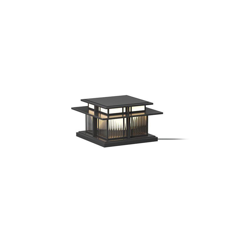 Onyx akrylowa lampa stołowa w stylu orientalnym