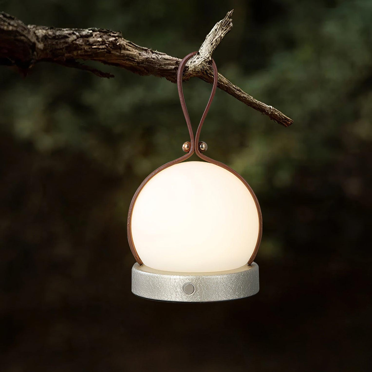 Wernis lampa stołowa ze skóry imitacji