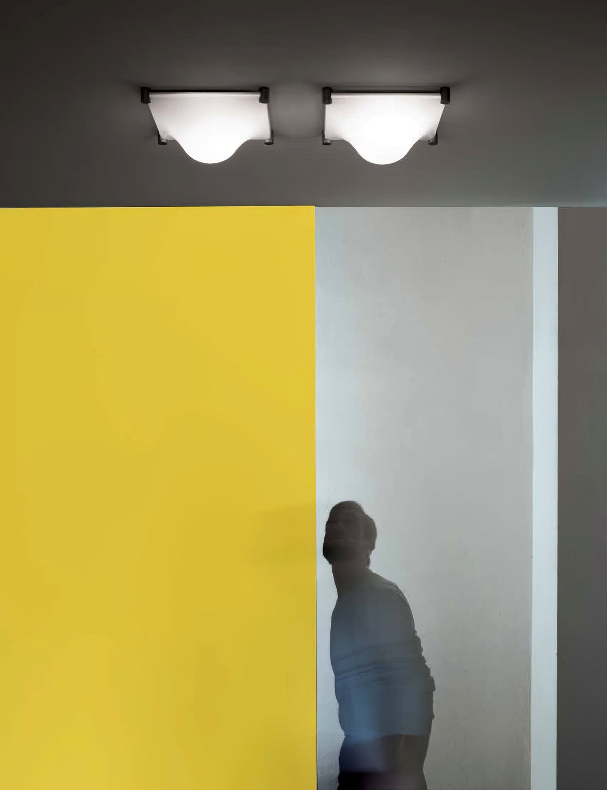 Cielum nowoczesna lampa sufitowa ze stali nierdzewnej i akrylu
