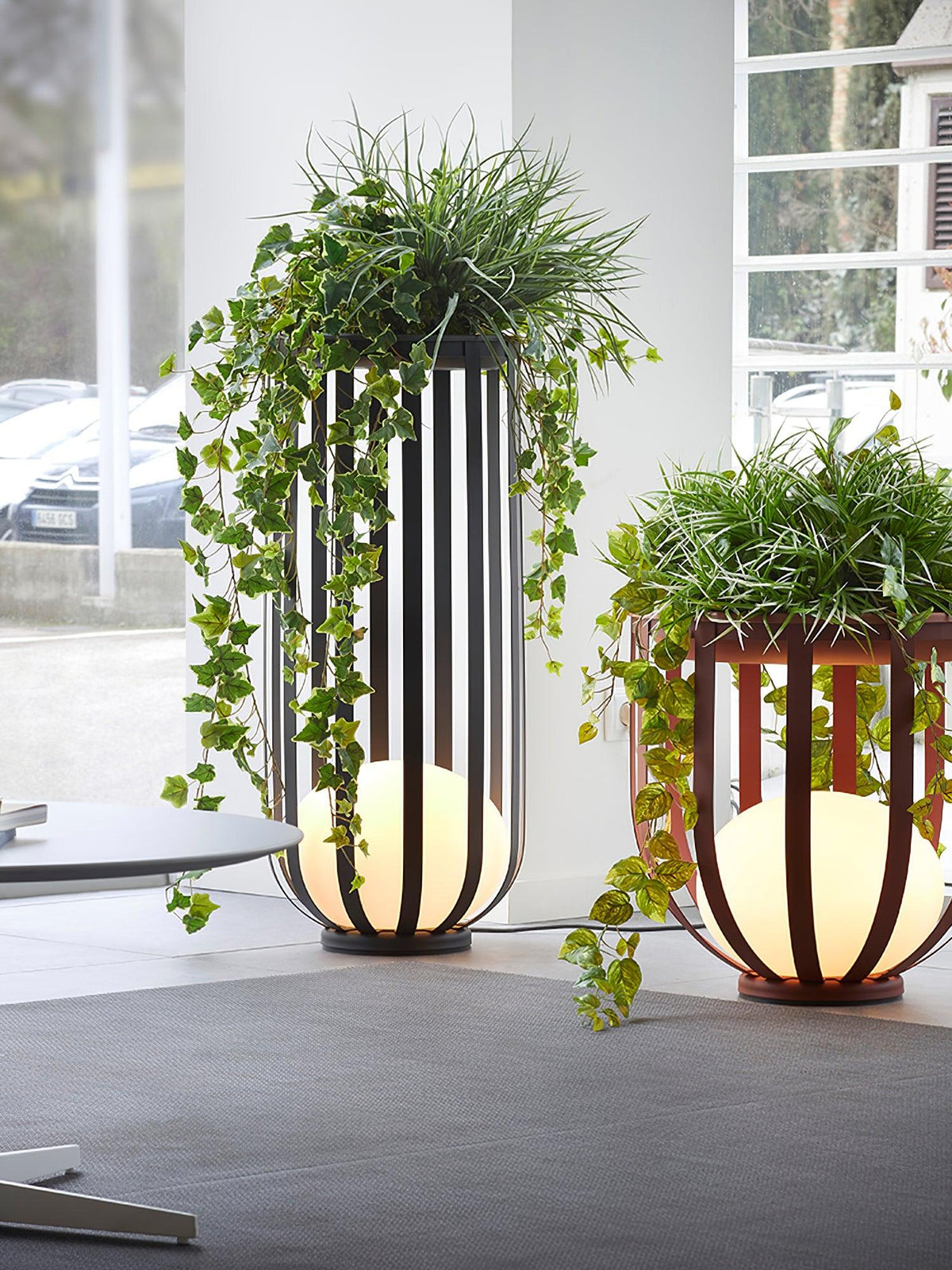 Tera zewnętrzna lampa stojąca z akrylu