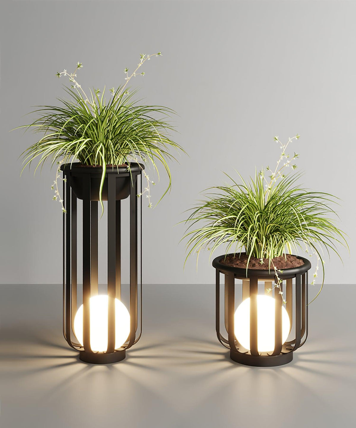 Tera zewnętrzna lampa stojąca z akrylu