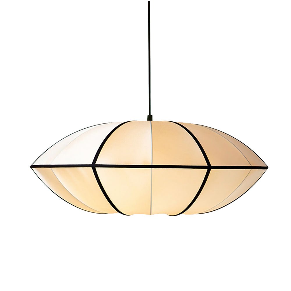 Inez wisząca lampa stołowa z płótna o nowoczesnym designie