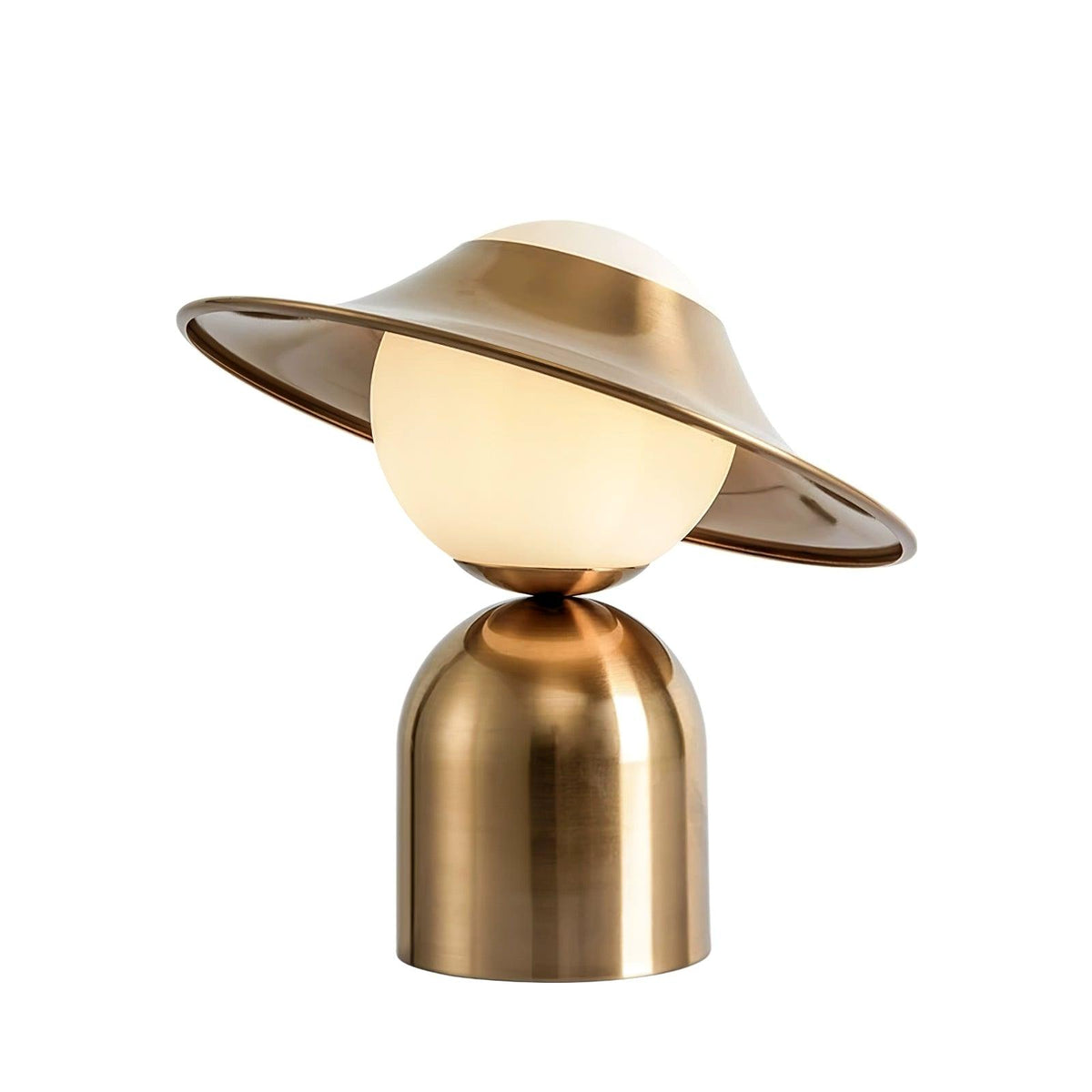 Lampa stołowa Italon Luxe ze złotej miedzionikielu