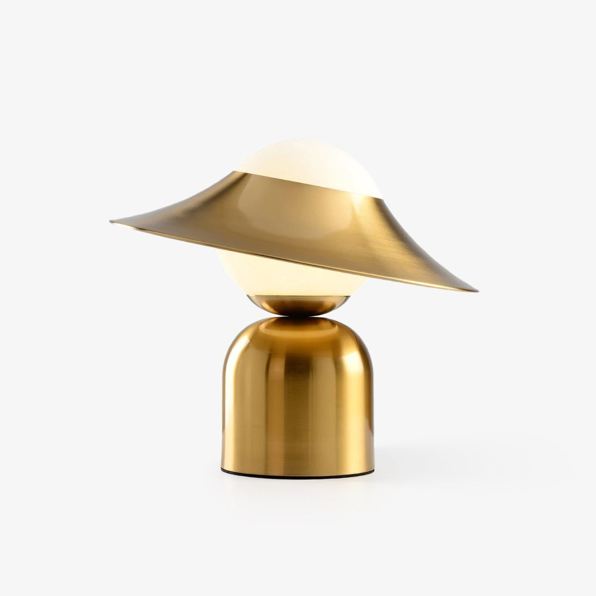 Lampa stołowa Italon Luxe ze złotej miedzionikielu