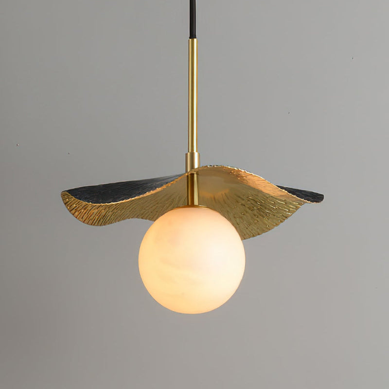 Orviano wisząca lampa z alabastrem