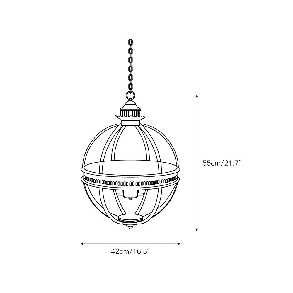 Svelte Vintage Industrial lampa wisząca ze szkła