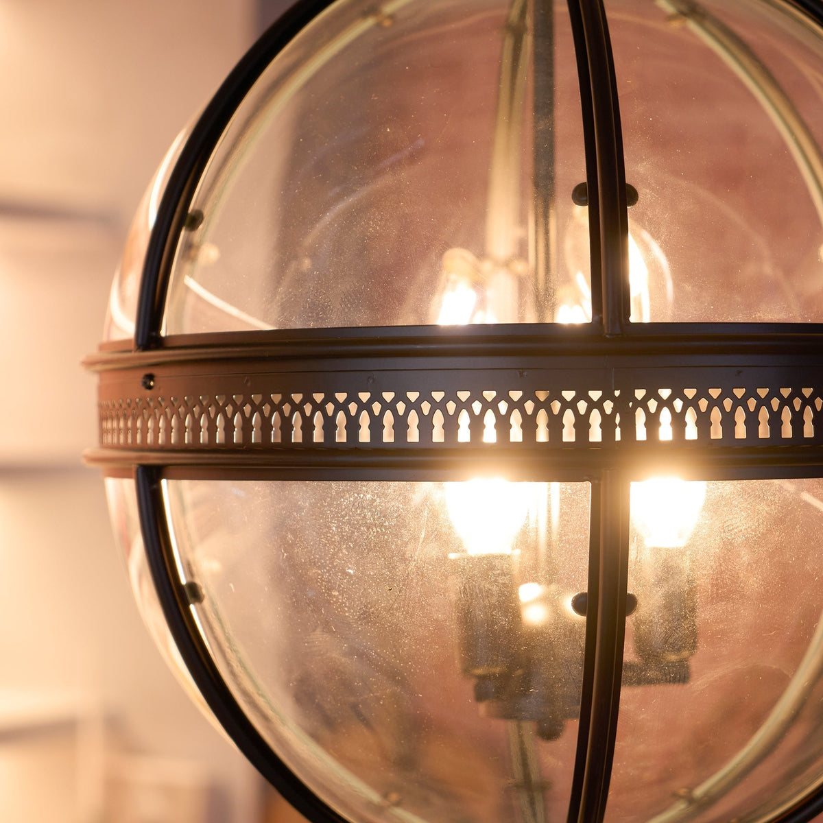 Svelte Vintage Industrial lampa wisząca ze szkła