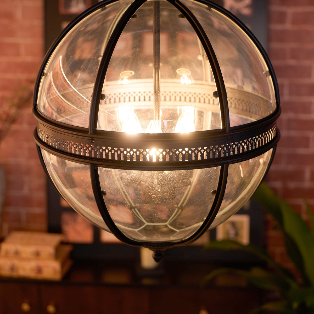 Svelte Vintage Industrial lampa wisząca ze szkła