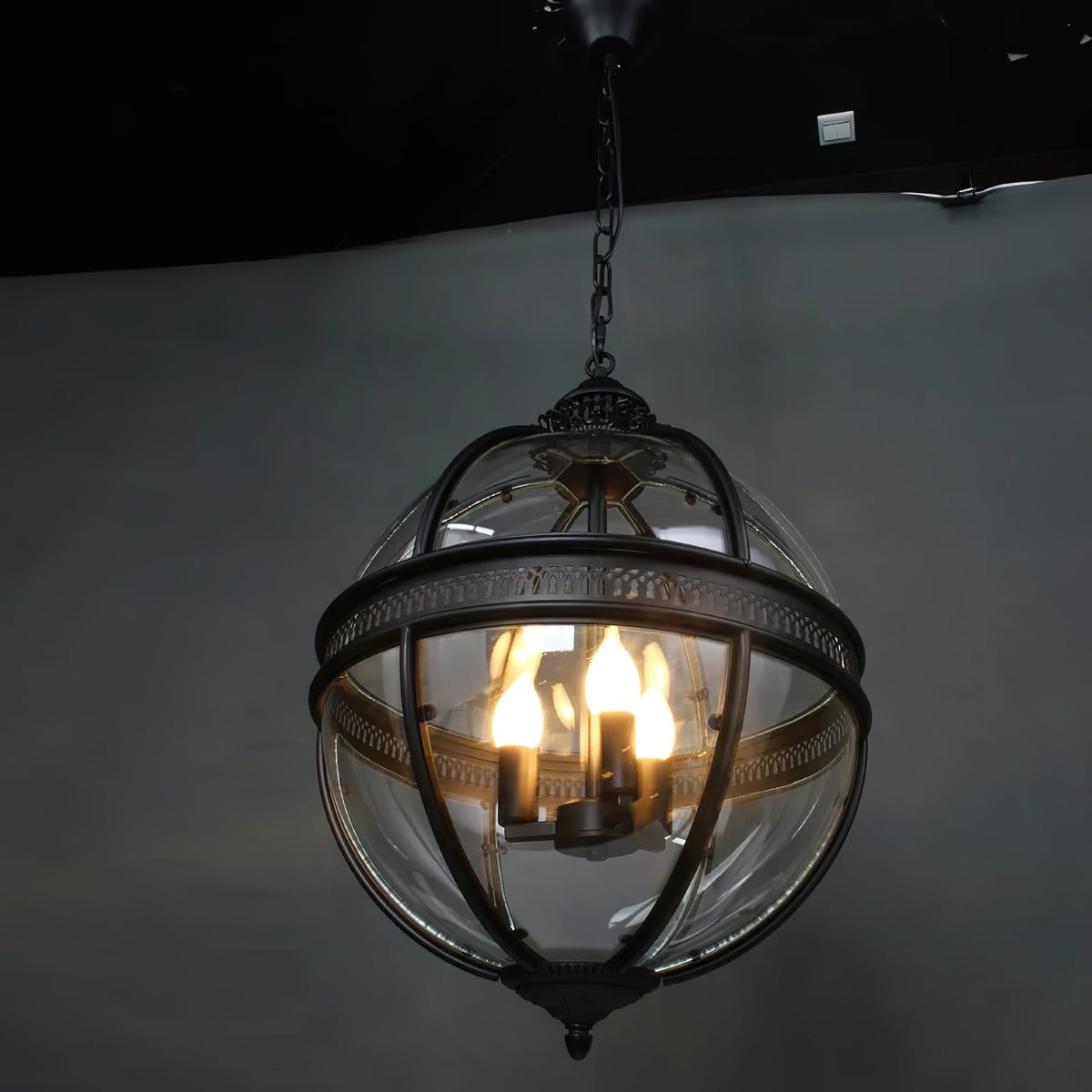 Svelte Vintage Industrial lampa wisząca ze szkła