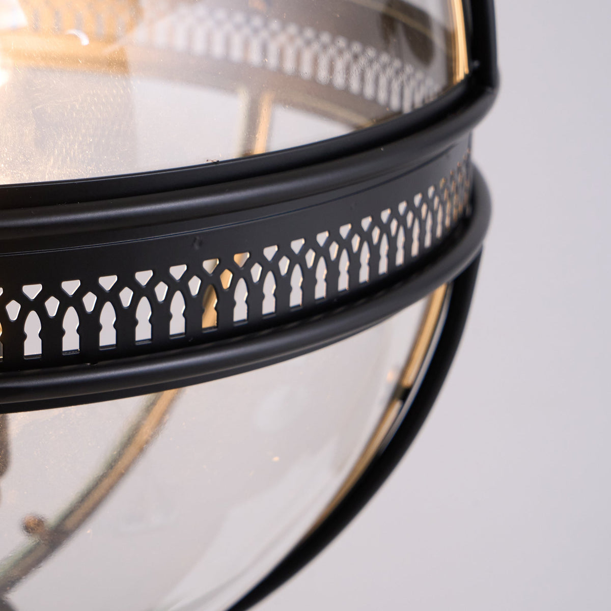 Svelte Vintage Industrial lampa wisząca ze szkła