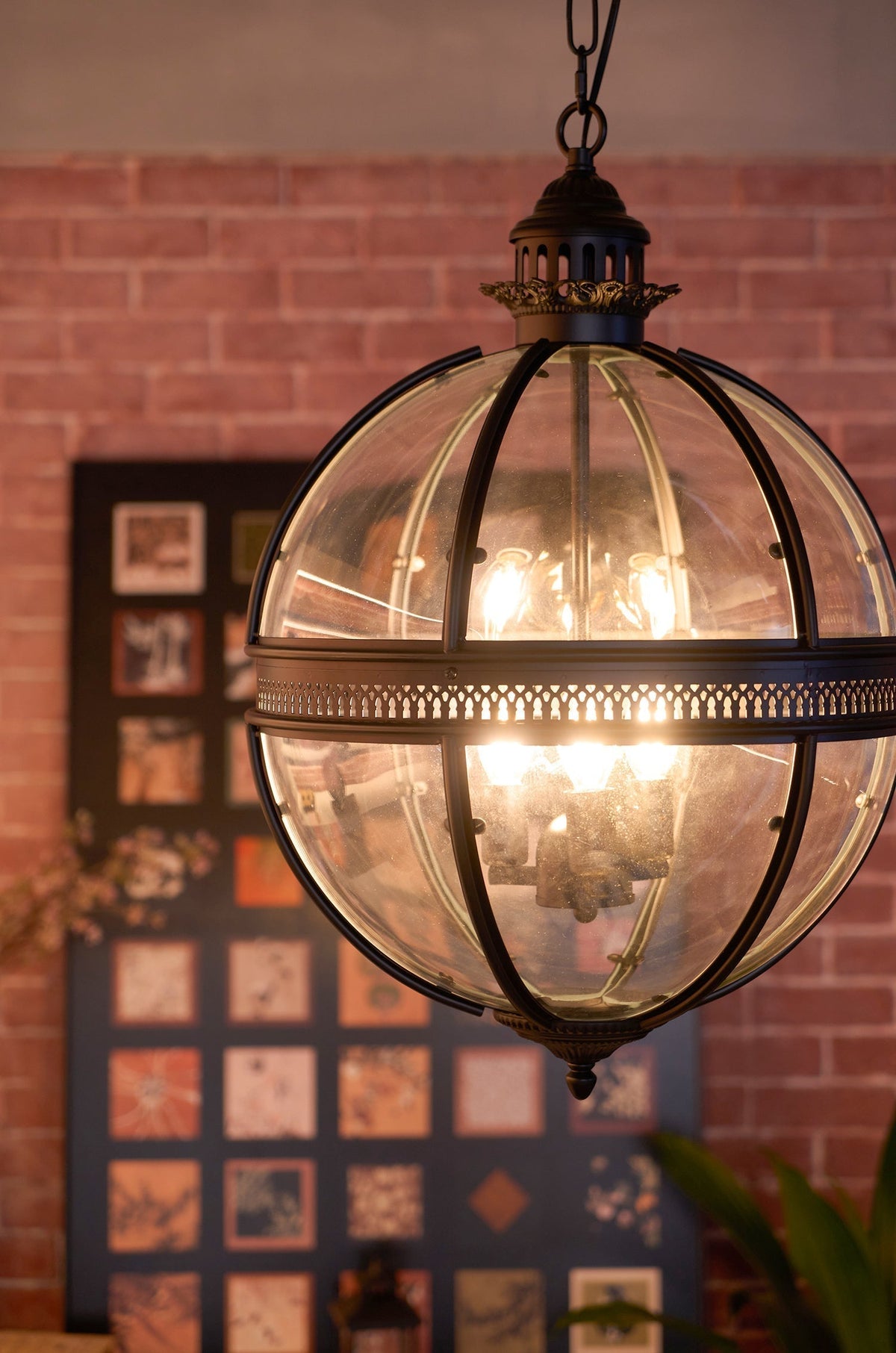 Svelte Vintage Industrial lampa wisząca ze szkła