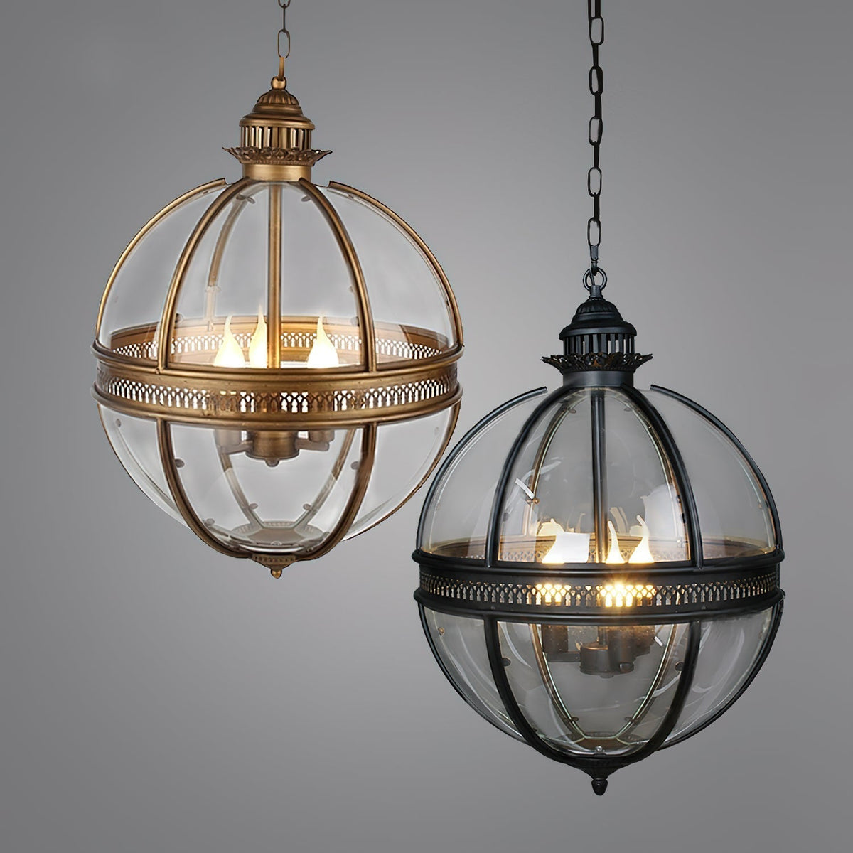 Svelte Vintage Industrial lampa wisząca ze szkła