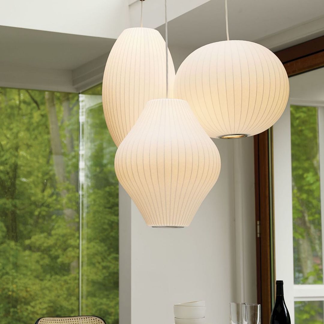 Etrio lampa wisząca Bubble z pajęcznika jedwabnego