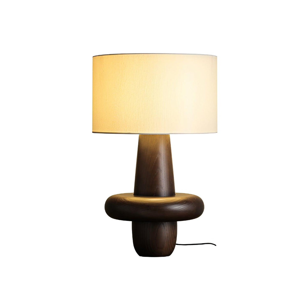Lampa stołowa minimalistyczna ze szkła