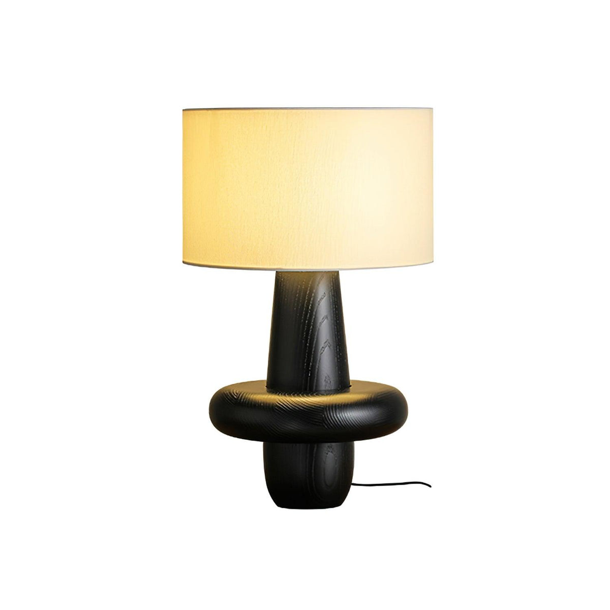 Lampa stołowa minimalistyczna ze szkła