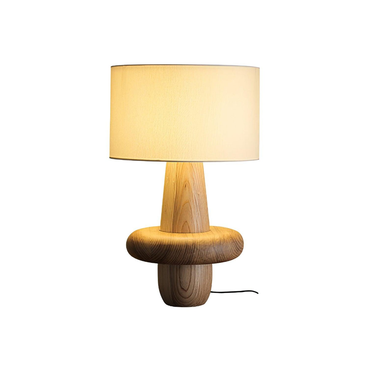 Lampa stołowa minimalistyczna ze szkła