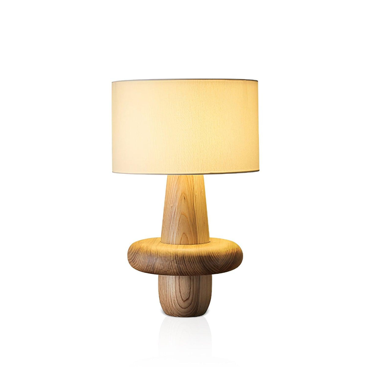 Lampa stołowa minimalistyczna ze szkła