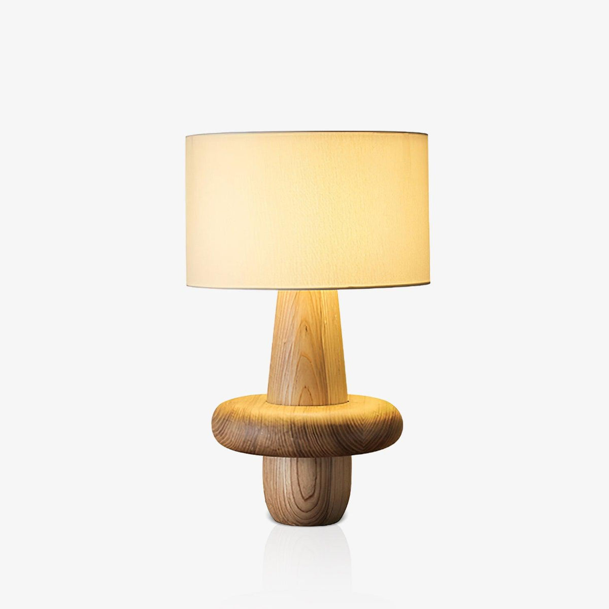 Lampa stołowa minimalistyczna ze szkła