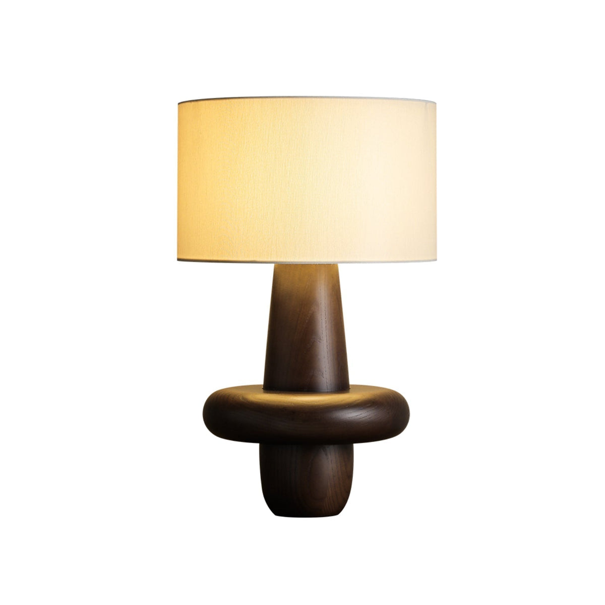Lampa stołowa minimalistyczna ze szkła