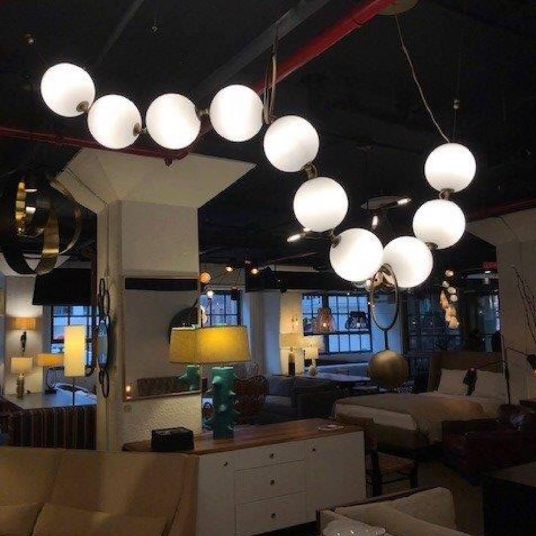 Eirinielle lampa wisząca naszyjnik ze szkła