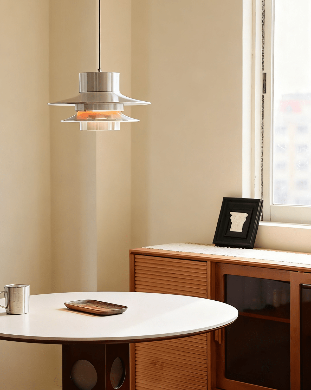 Ulux lampa wisząca ze stali nierdzewnej
