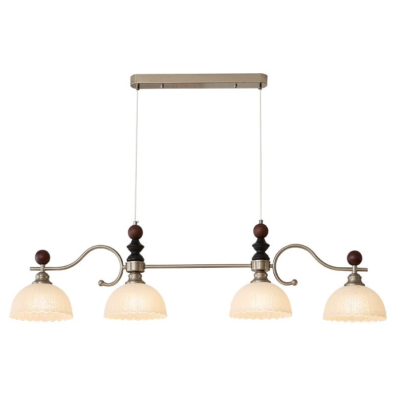 Ivvinisra Elegance Vintage Island drewniana lampa wisząca
