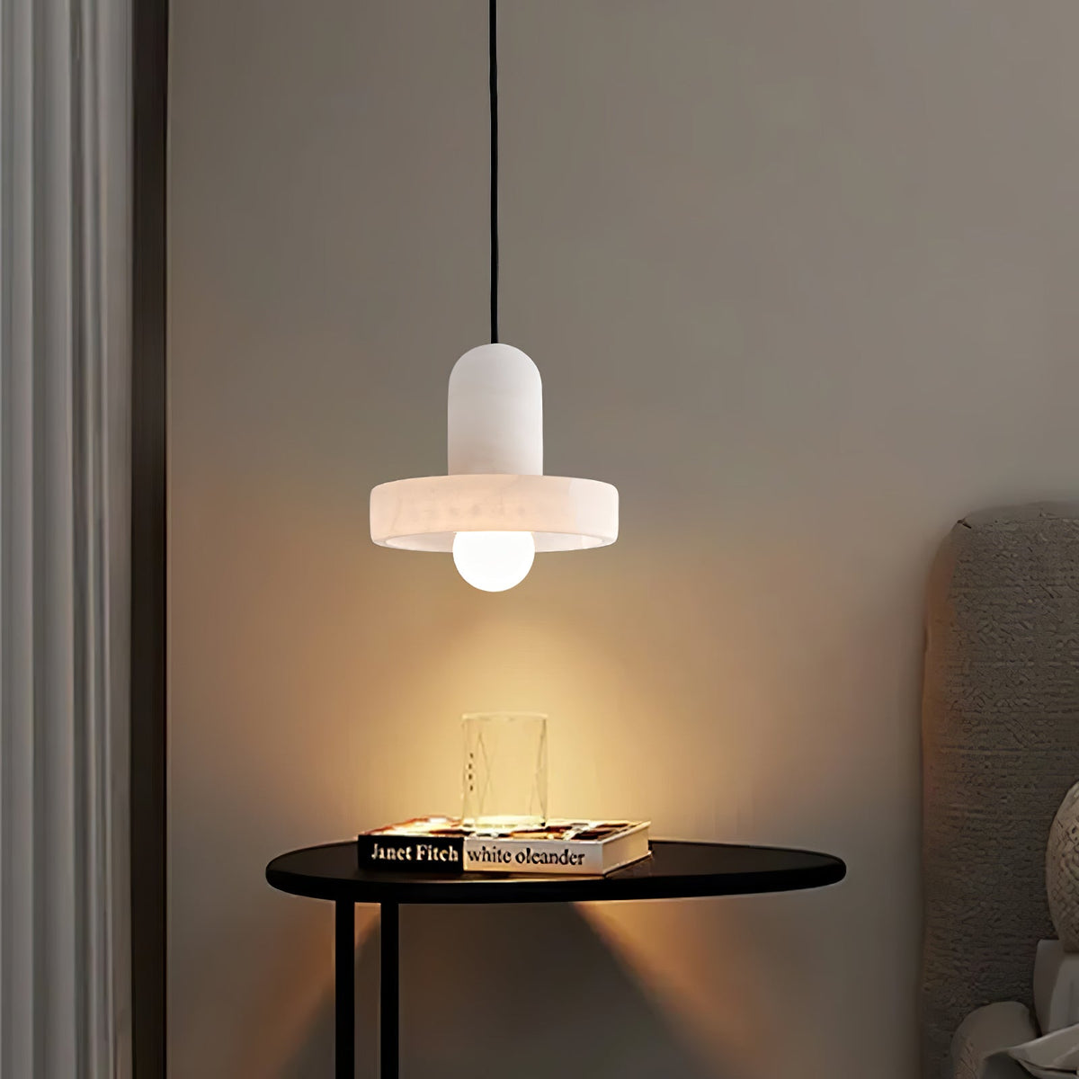Carrara Alabaster lampa wisząca