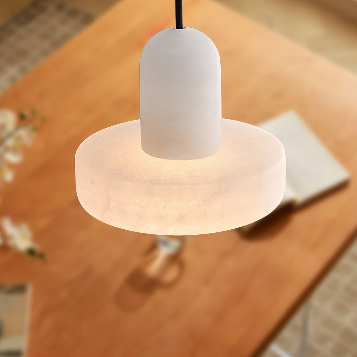 Carrara Alabaster lampa wisząca