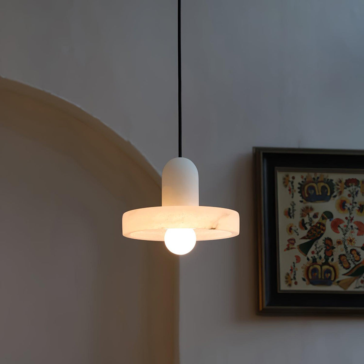 Carrara Alabaster lampa wisząca