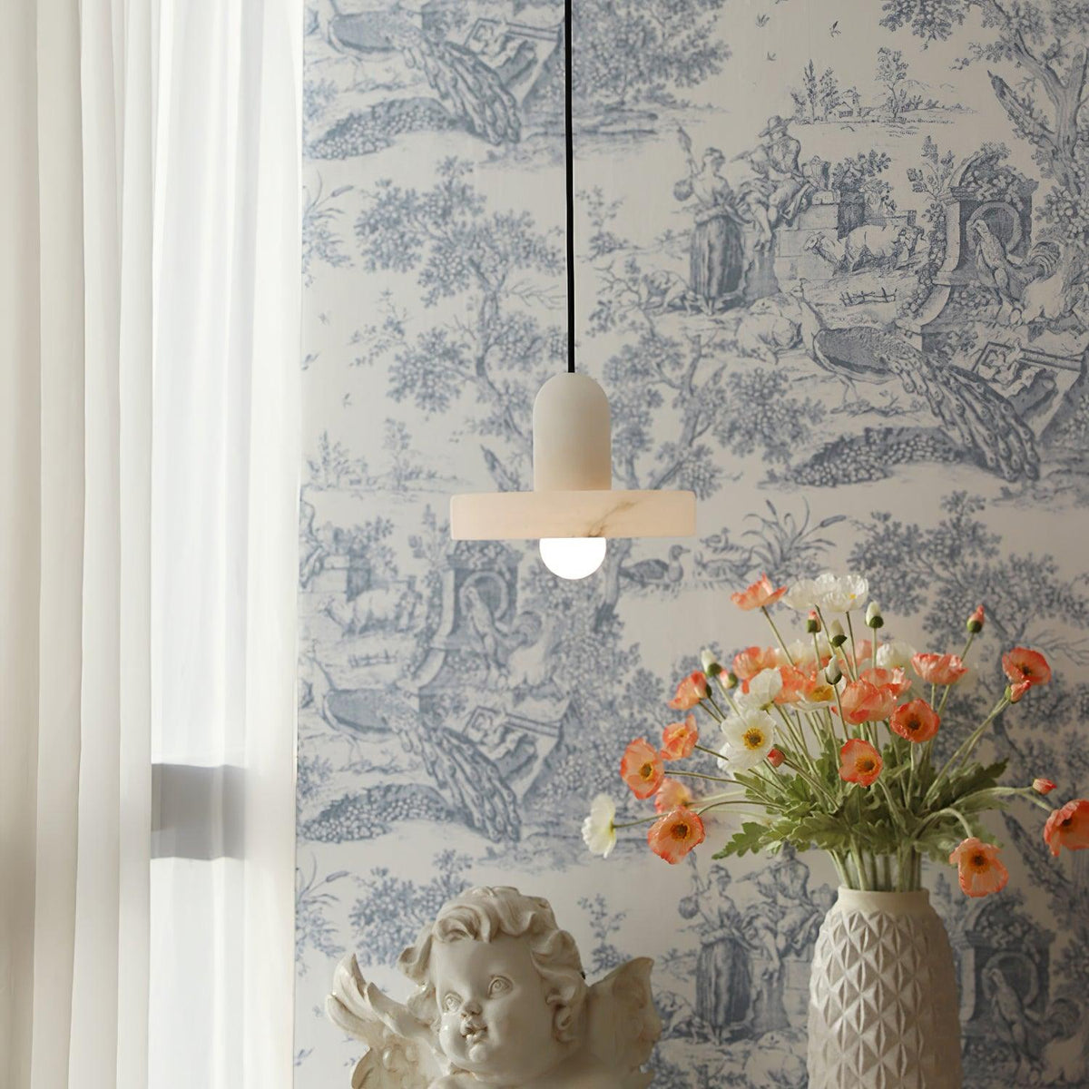 Carrara Alabaster lampa wisząca