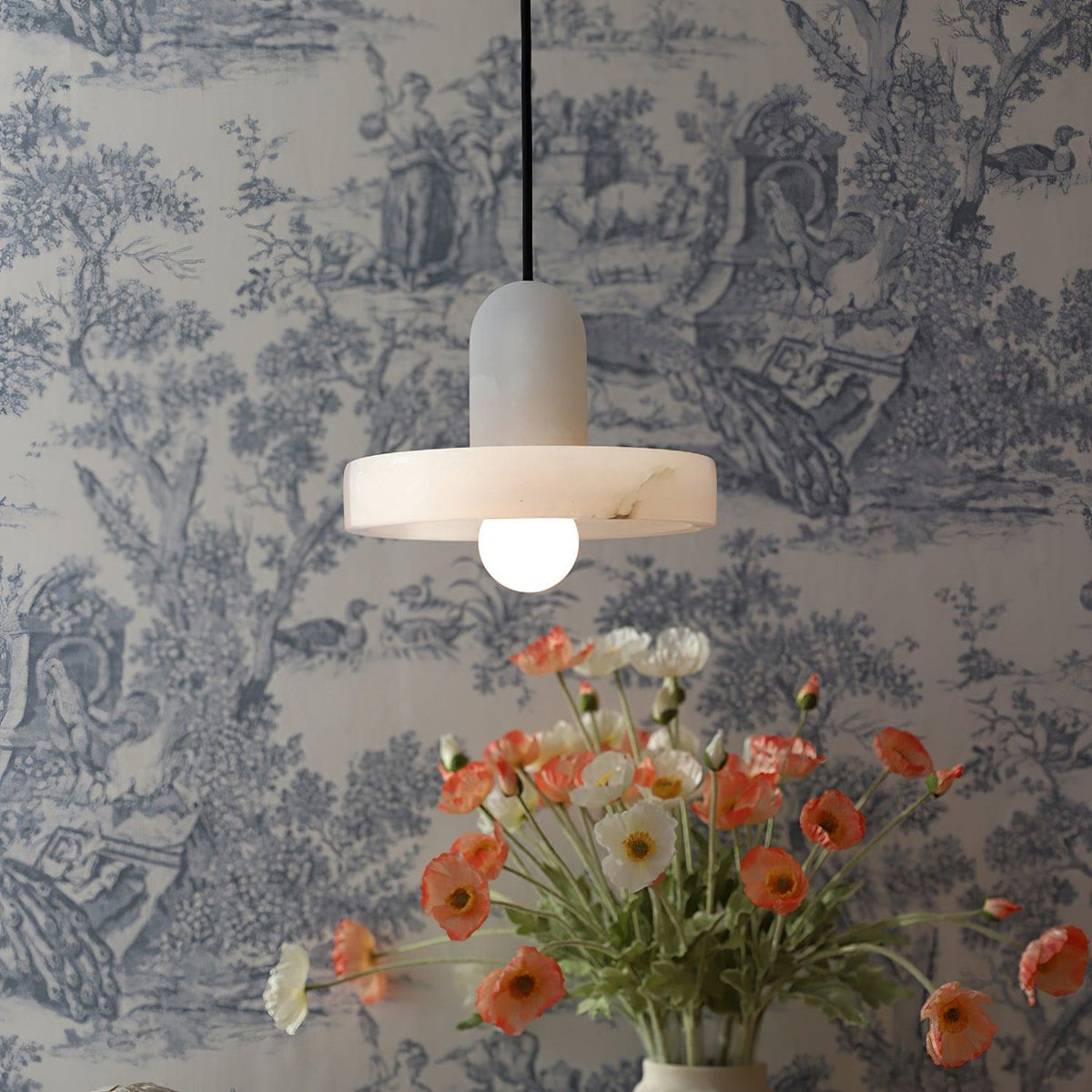 Carrara Alabaster lampa wisząca