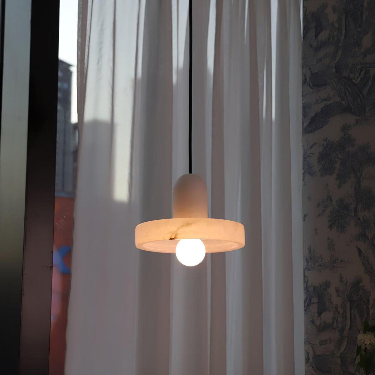Carrara Alabaster lampa wisząca