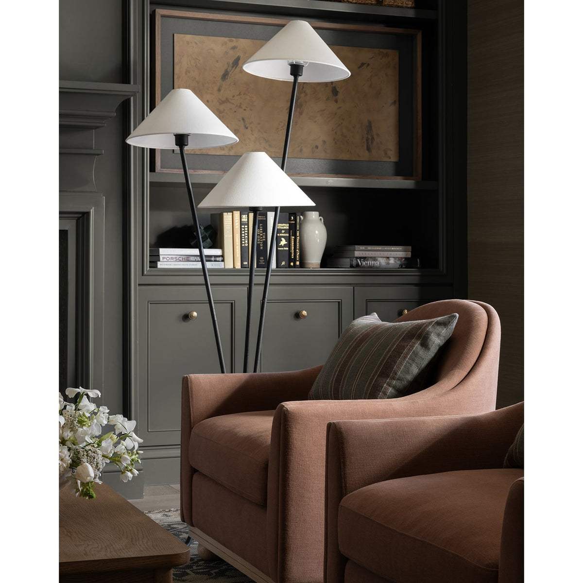 Cypress zewnętrzna lampa stojąca