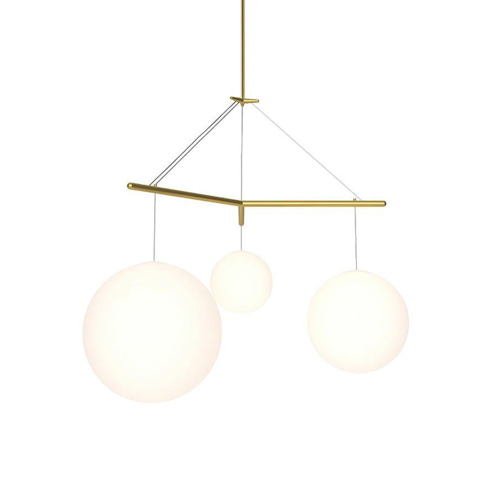 Triad minimalistyczna lampa wisząca ze szkła
