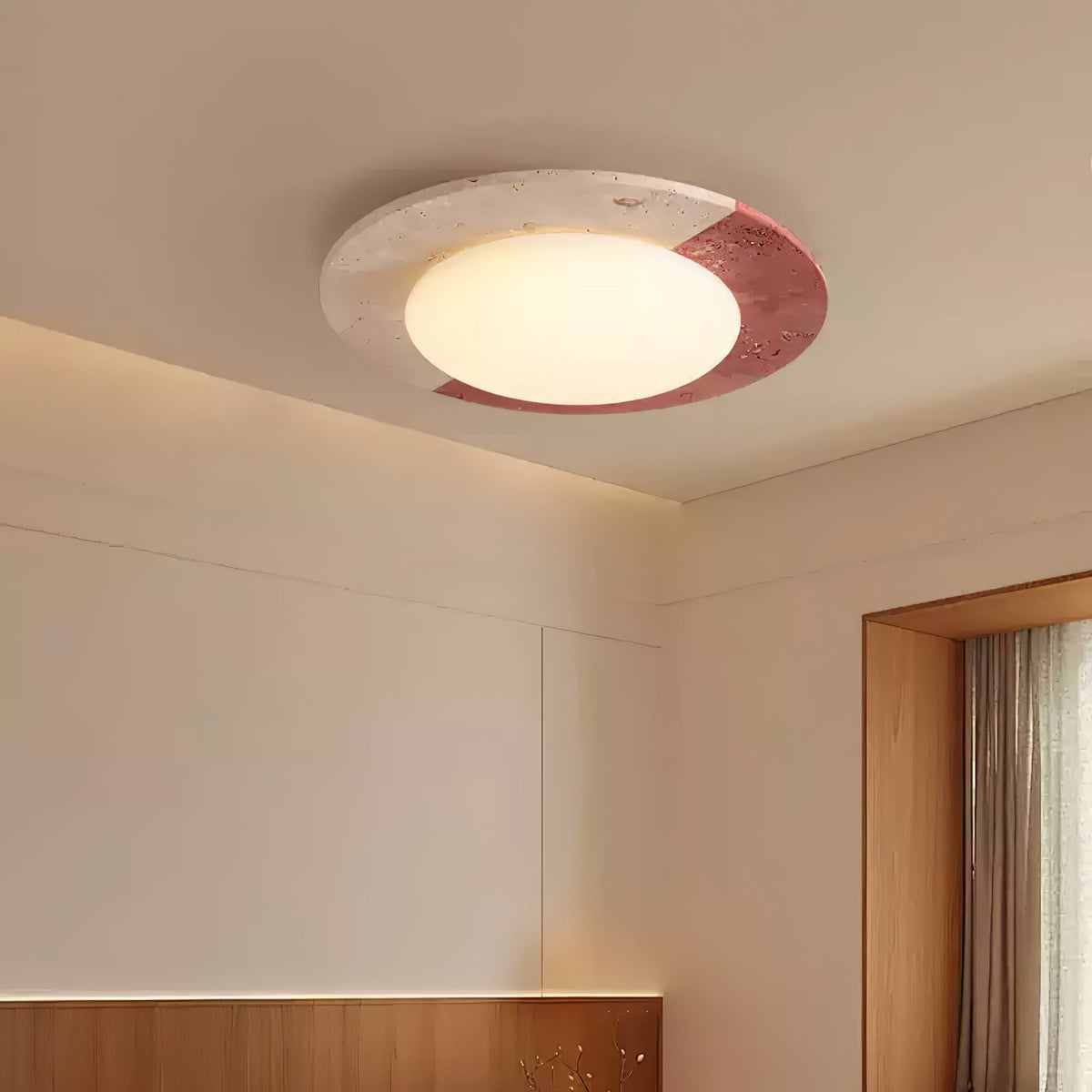 Zeraeos Travertine lampa sufitowa