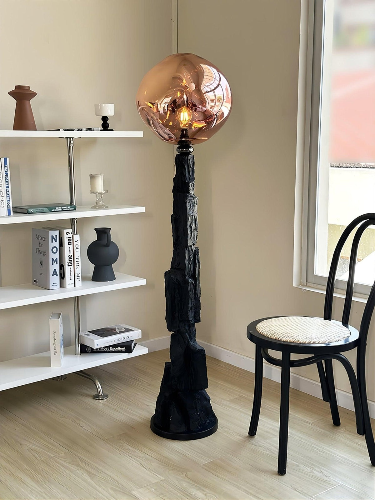 Ember lampa stojąca z akrylu