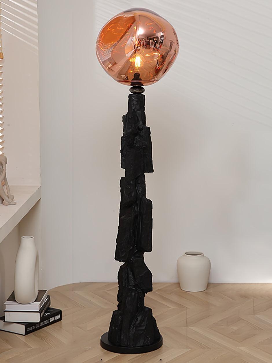 Ember lampa stojąca z akrylu