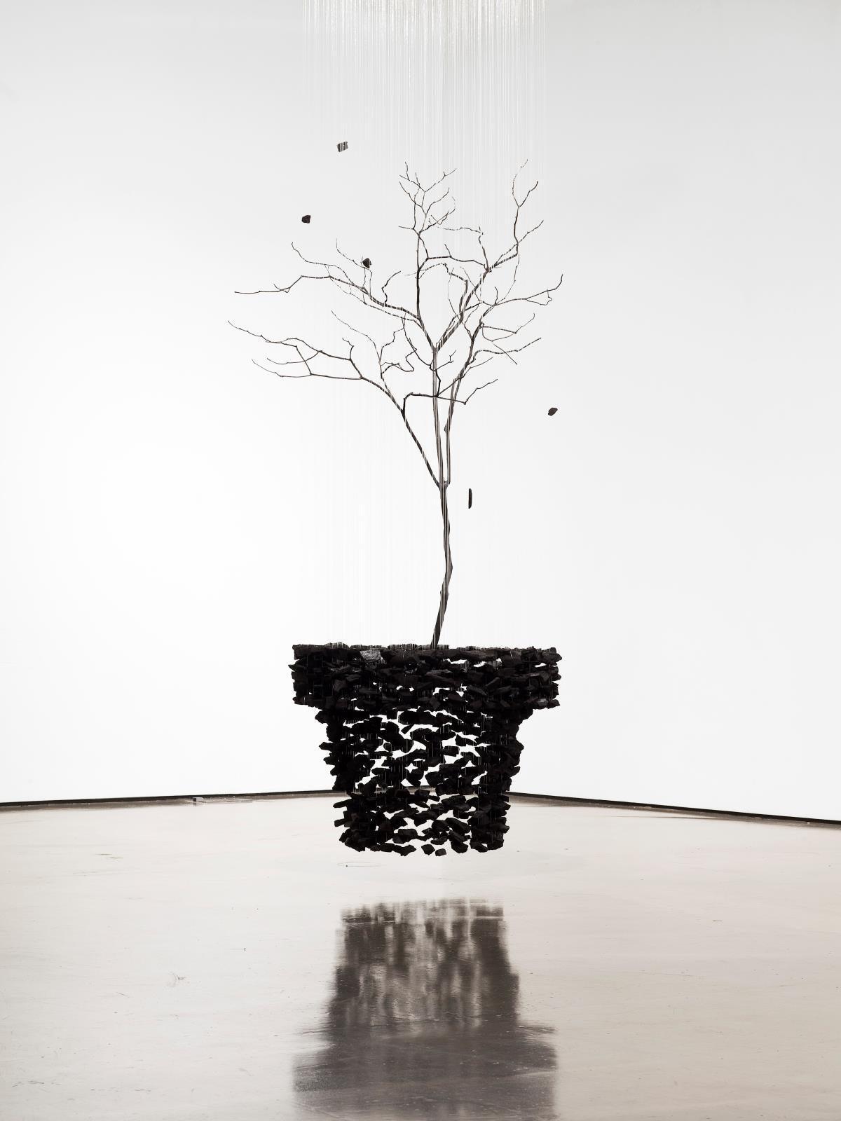 Marinelle Charcoal Stone Sculptural żyrandol liter M do R