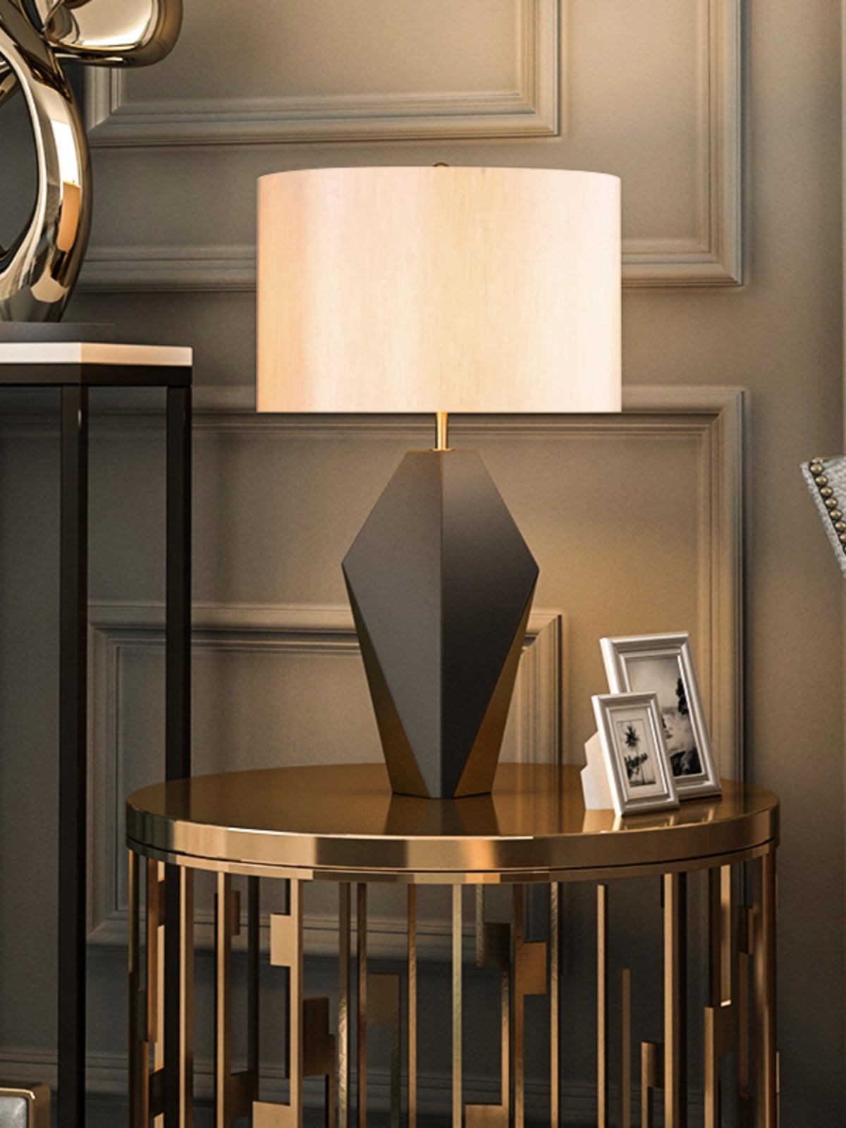 Prism nowoczesna lampa stołowa ze szkła