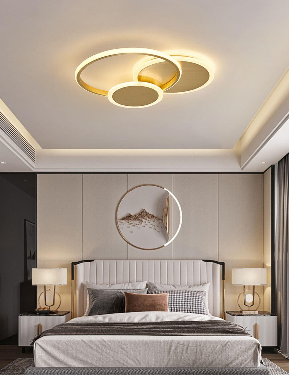 Insk Art Circles LED lampa sufitowa