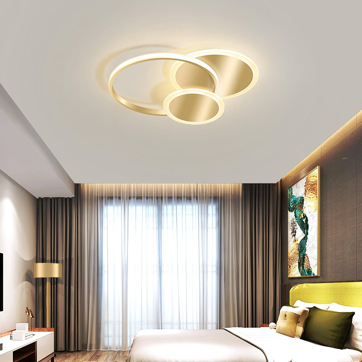 Insk Art Circles LED lampa sufitowa